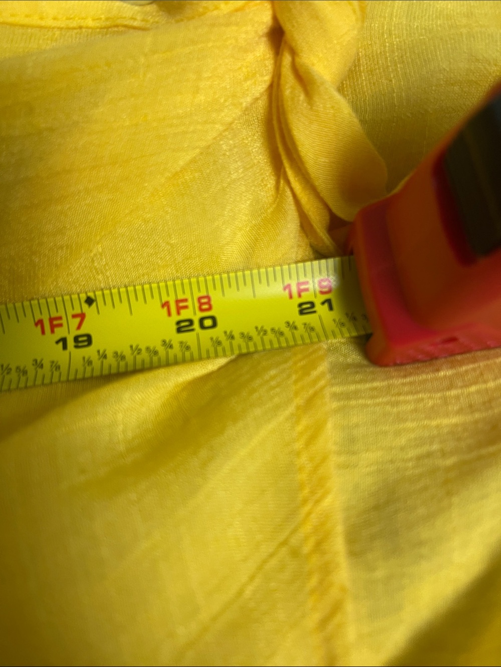 Ruby Rd. Yellow Tie-Front Lightweight Button-Down Top - Picture 9 of 9